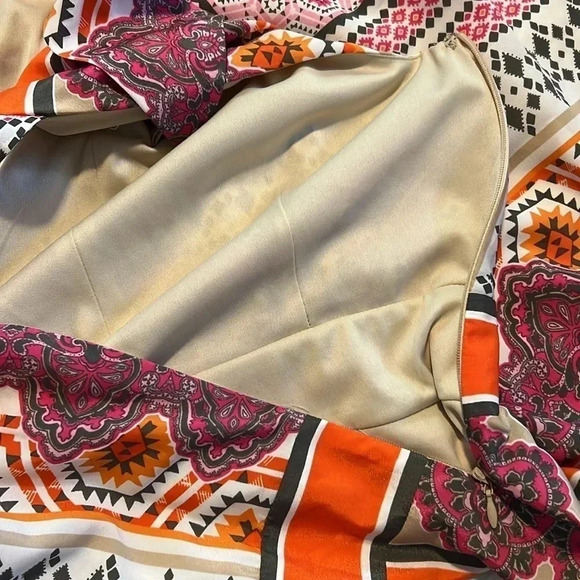 Chicos Scarf Print Womens Maxi Dress U5 - Picture 4 of 6